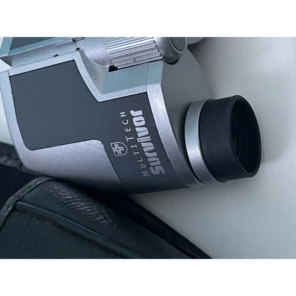 MultiTech 8x22 Ruby Binoculars, case, strap. Good condition.